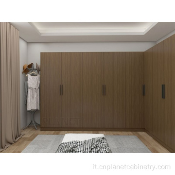 Guardaroba per camera da letto in legno moderno personalizzato all&#39;ingrosso
